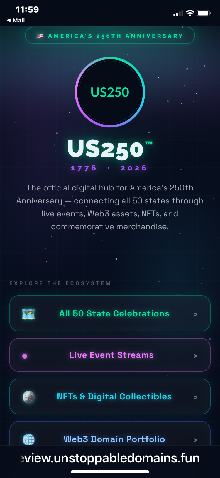 US250 Apparel with Digital Twin